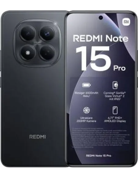 Xiaomi Redmi Note 15 Pro 8+256GB 6.77" Black EU