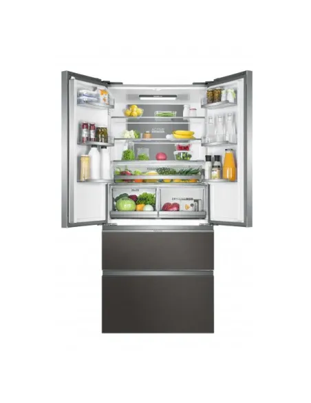Haier HB18FGSAAA Libera installazione 539 L Argento, Titanio