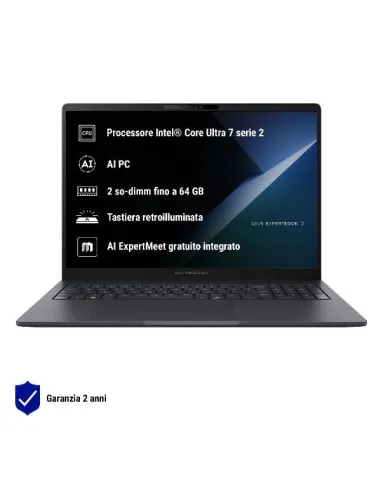 ASUS ExpertBook B3 B3605CCA-MB0062X Intel Core Ultra 5 225H Computer
