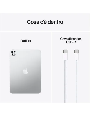 Apple iPad Pro 2025 6Gen 11" 512GB M5 Silver ITA MDWN4TY/A