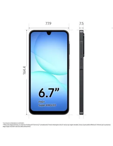Samsung Galaxy A17 5G 17 cm (6.7") Dual SIM ibrida Android 15 USB