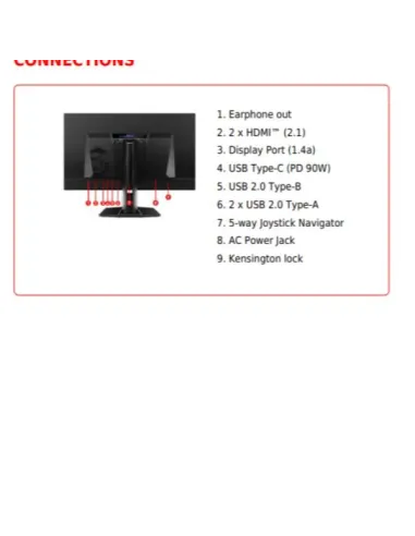 MSI MPG 321URX QD-OLED Monitor PC 80 cm (31.5") 3840 x 2160 Pixel 4K