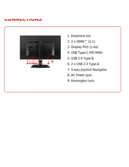 MSI MPG 321URX QD-OLED Monitor PC 80 cm (31.5") 3840 x 2160 Pixel 4K