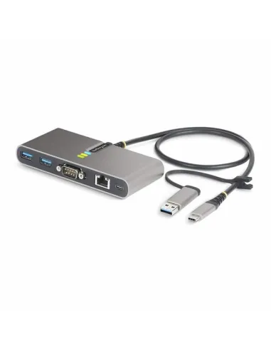 StarTech.com Hub USB-C a 2 porte con Ethernet e RS-232, dongle USB-C