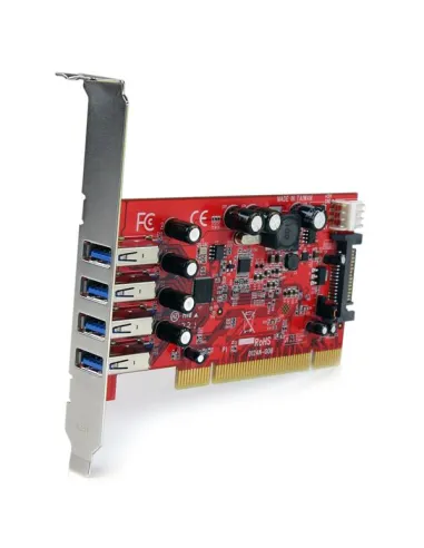 StarTech.com Scheda Pci con 4 porte USB 3.0 (5Gbps) SuperSpeed con
