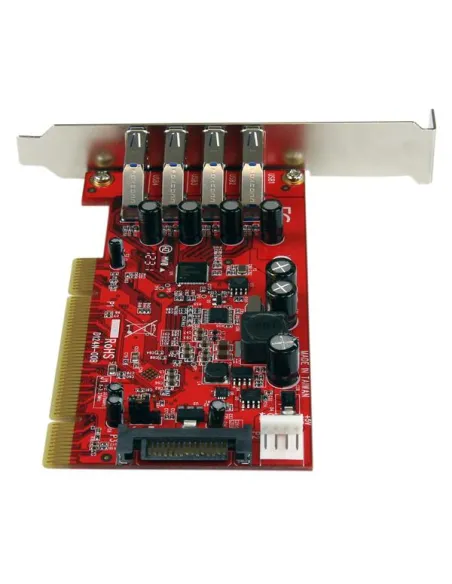 StarTech.com Scheda Pci con 4 porte USB 3.0 (5Gbps) SuperSpeed con