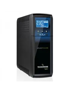 Tecnoware UPS Exa Plus e' un UPS a linea interattiva con una capacita' di 1600VA e 8 prese IEC.