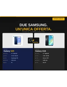 DUE SAMSUNG. UN'UNICA OFFERTA