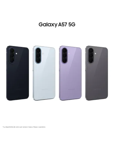 Samsung Galaxy A57 5G 17 cm (6.7") Doppia SIM Android 16.0 USB tipo-C 8 GB 128 GB 5000 mAh Grigio