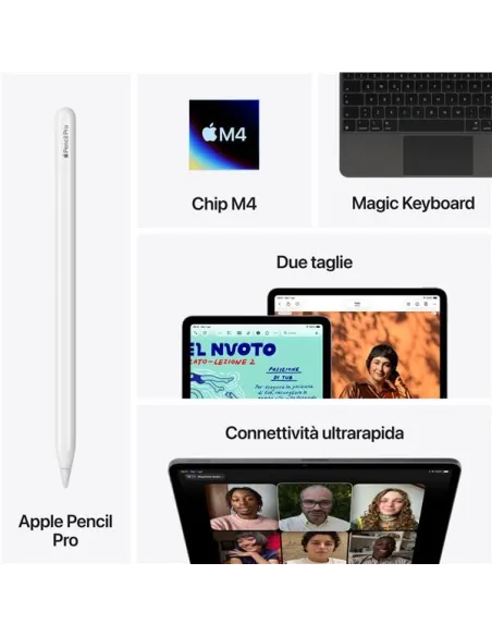 Apple iPad Air 2026 8Gen 11" 128GB CELL M4 S.Grey ITA MH784TY/A