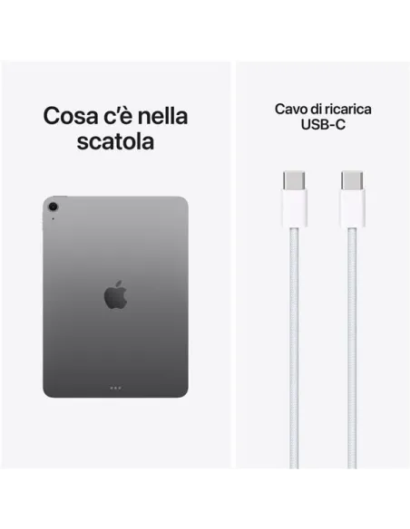 Apple iPad Air 2026 8Gen 11" 128GB CELL M4 S.Grey ITA MH784TY/A