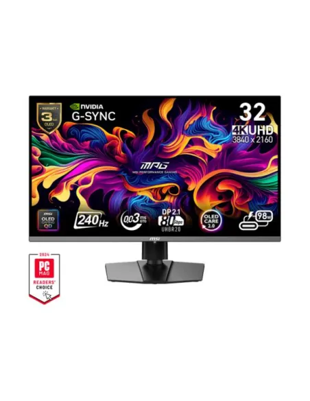 MSI MPG 322URX QD-OLED Monitor PC 80 cm (31.5") 3840 x 2160 Pixel 4K