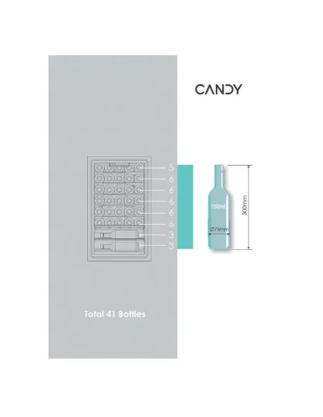 Candy DiVino CWC 150 MHF Cantinetta vino con compressore Libera