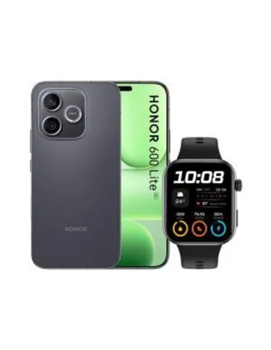 Honor 600 Lite 8+256GB 6.6"5G Velvet Black DS + Watch 2i ITA