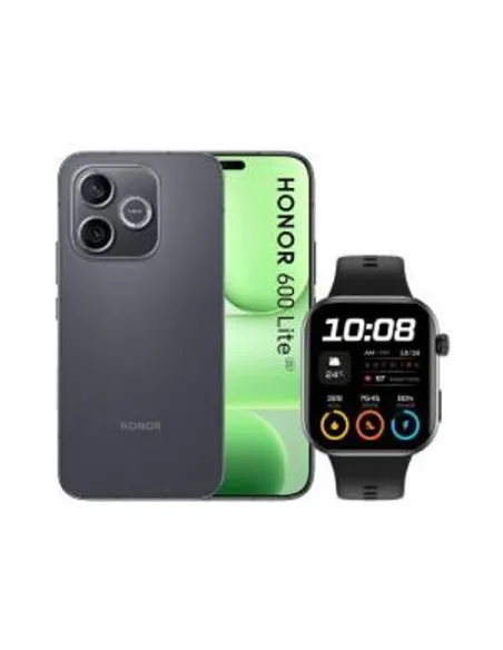 Honor 600 Lite 8+256GB 6.6"5G Velvet Black DS + Watch 2i ITA