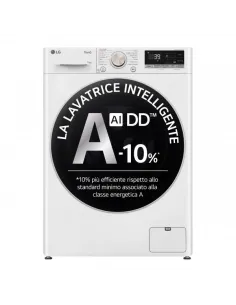 LG F4R7011TSWG Lavatrice 11kg AI DD, Classe A-10%, 1400 giri, 2