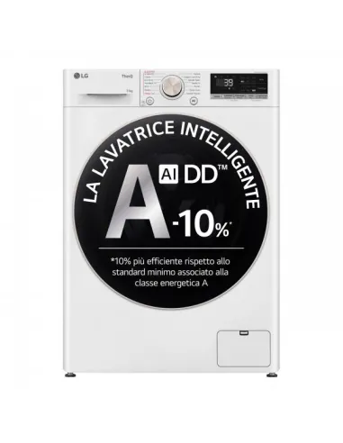 LG F4R7011TSWG Lavatrice 11kg AI DD, Classe A-10%, 1400 giri,