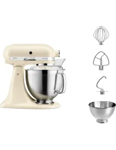 KitchenAid Artisan 5KSM185PS robot da cucina 300 W 4,8 L Crema 2