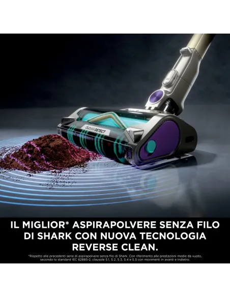 Shark Aspirapolvere senza filo PowerDetect Clean & Empty con autosvuotamento IP3251EUT
