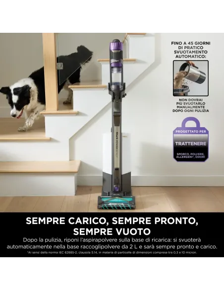 Shark Aspirapolvere senza filo PowerDetect Clean & Empty con autosvuotamento IP3251EUT