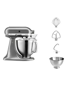 KitchenAid ARTISAN 5KSM185PS Sbattitore con base 300 W Argento 2
