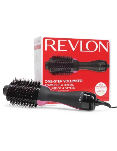 Revlon RVDR5222E messa in piega Spazzola ad aria calda Nero, Rosa