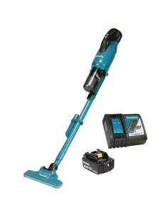 Makita DCL286FRF scopa elettrica Aspirapolvere a bastone 2 in 1 Batteria Secco Ciclonico Senza sacchetto 0,25 L 100 W Nero, Blu 2