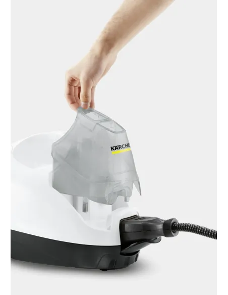 Kärcher SC 4 EasyFix IRON Pulitore a vapore cilindrico 0,8 L 2000 W Nero, Bianco