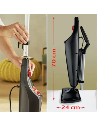 Vileda Steam XXL Plus Pulitore a vapore portatile 0,4 L 1550 W Nero