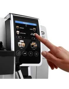 De’Longhi Dinamica Plus - Macchina Automatica per Caffè in Chicchi, 24 bevande one-touch, Argento Nero (ECAM380.85.SB) 2