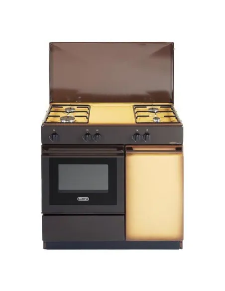 De’Longhi SGK 854 NM cucina Gas Beige, Marrone