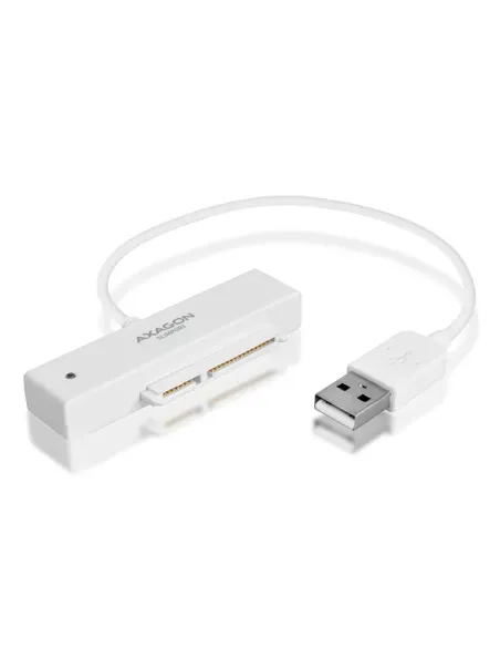 Axagon ADSA-1S contenitore di unità di archiviazione Box esterno HDD SSD Bianco 2.5"