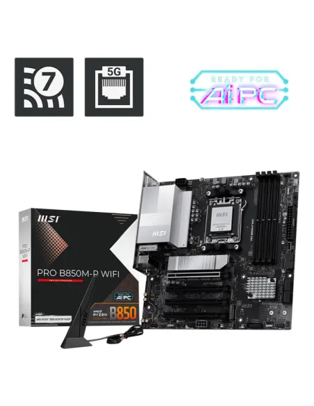 MSI PRO B850M-P WIFI scheda madre AMD B850 Socket AM5 micro ATX