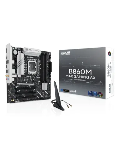 ASUS B860M MAX GAMING AX Intel B860 LGA 1851 (Socket V1) micro ATX