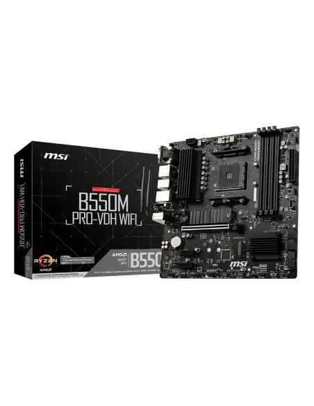 MSI B550M PRO-VDH WIFI scheda madre AMD B550 Socket AM4 micro ATX