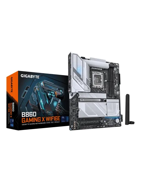 GIGABYTE B860 GAMING X WIFI6E Scheda madre - CPU Intel Core Ultra, VRM a 12+1+2+1 fasi, fino a 9066MHz DDR5, 1xPCIe 5.0 +