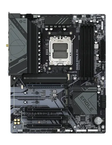GIGABYTE B650 EAGLE AX Scheda madre - AMD Ryzen serie 9000, VRM a 12+2+2 fasi, fino a 7600 MHz DDR5 (OC), 1xPCIe 5.0 + 2xPCIe