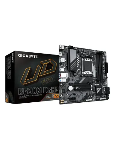 GIGABYTE B650M D3HP Scheda madre - AMD Ryzen serie 9000, VRM a 5+2+2 fasi, fino a 7600 MHz DDR5 (OC), 2xPCIe 4.0 M.2, LAN 2,5