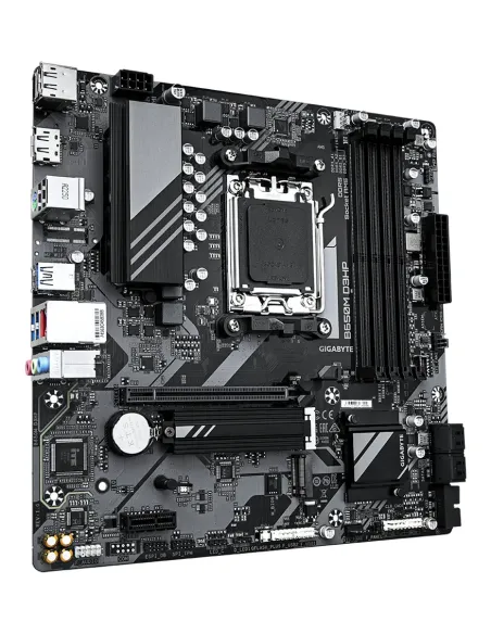 GIGABYTE B650M D3HP Scheda madre - AMD Ryzen serie 9000, VRM a 5+2+2 fasi, fino a 7600 MHz DDR5 (OC), 2xPCIe 4.0 M.2, LAN 2,5