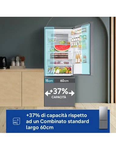 Samsung Frigorifero Combinato largo 75cm 538L RB53DG706BS9EF