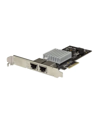 StarTech.com Scheda di Rete Ethernet PCIe a 2 porte 10GB - Adattatore di rete PCI Express 10GBASE-T NBASE-T con chip