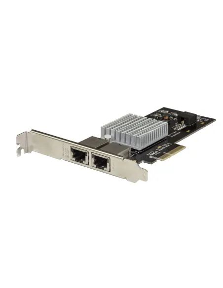 StarTech.com Scheda di Rete Ethernet PCIe a 2 porte 10GB - Adattatore di rete PCI Express 10GBASE-T NBASE-T con chip