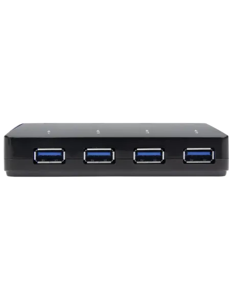 StarTech.com Hub USB 3.0 a 4 Porte con Porta di Ricarica Dedicata - 1 Porta x 2,4 Amp