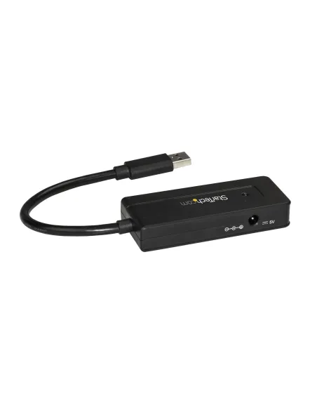 StarTech.com Hub USB 3.0 a 4 porte - Mini Hub USB con porta di ricarica - Include Adattatore di Alimentazione