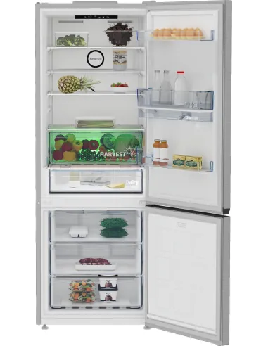 Beko B3RCNE564HDXB Frigorifero Combinato Beyond, Total No-Frost, 70 cm