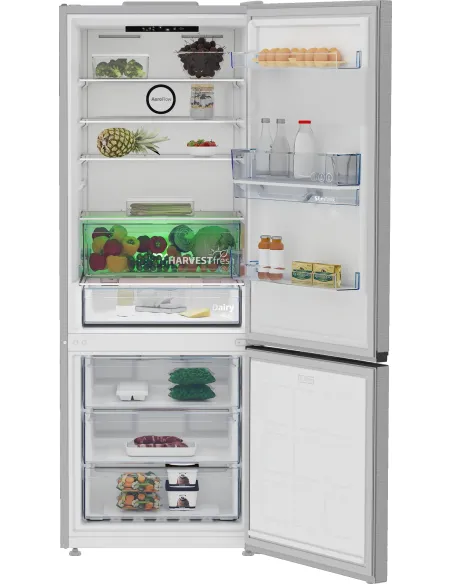Beko B3RCNE564HDXB Frigorifero Combinato Beyond, Total No-Frost, 70 cm