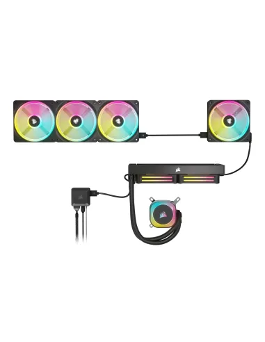 Corsair CUE LINK QX120 RGB Case per computer Ventilatore 12 cm Nero, Bianco 1 pz