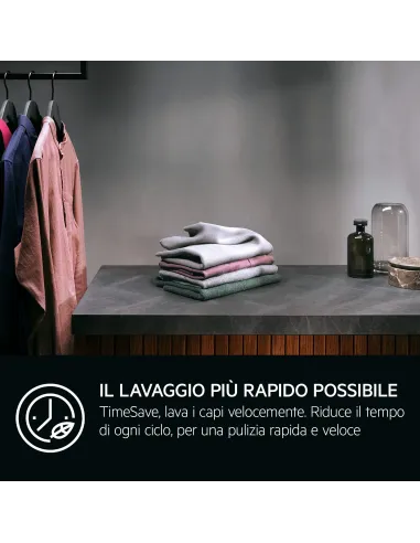 AEG LAVATRICE CARICA FRONTALE 9 KG CLASSE A 1400 GIRI LR6G94OW MADE IN EUROPE