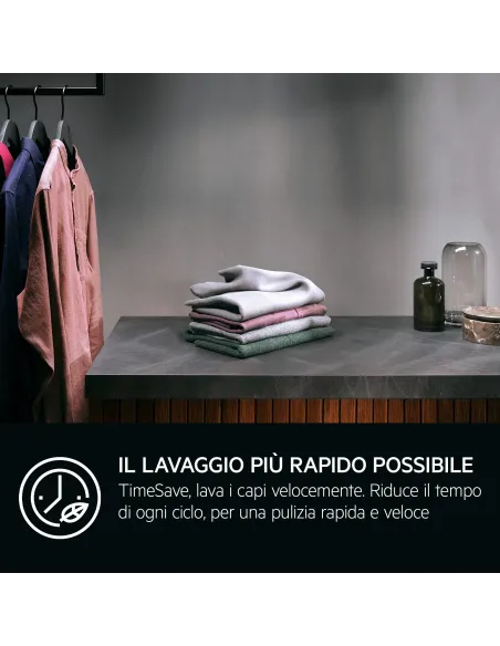 AEG LAVATRICE CARICA FRONTALE 9 KG CLASSE A 1400 GIRI LR6G94OW MADE IN EUROPE