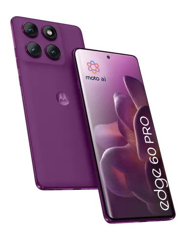 Motorola edge 60 pro con Moto AI (12 512GB, Fotocamera 50+50+10MP, selfie 50MP, Display 6.67" pOLED 120Hz, MediaTek Dimensity